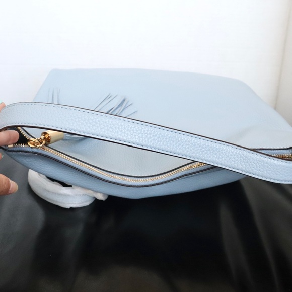 Michael Kors Beford Pale Blue Shoulder Bag NEW - Picture 7 of 13